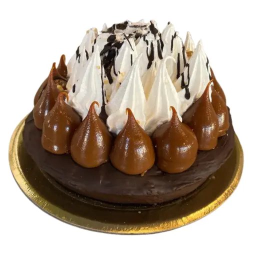 Torta brownie con merengue 